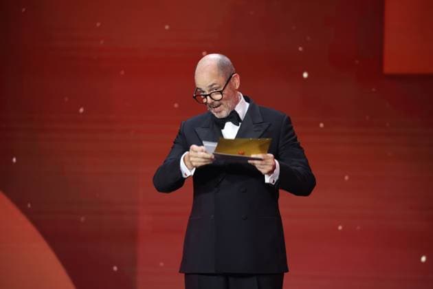 Edward Berger Laudator BESTE REGIE bei Verleihung DEUTSCHER FILMPREIS 2025 in Berlin Copyright: xEventpressxFuhrx