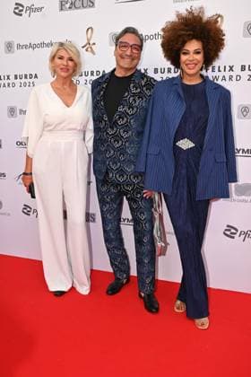 Barbara Klein, Mousse T. und Khadra Sufi beim Felix Burda Award am 9.05.2025 in Berlin Felix Burda Award 2025 in Berlin