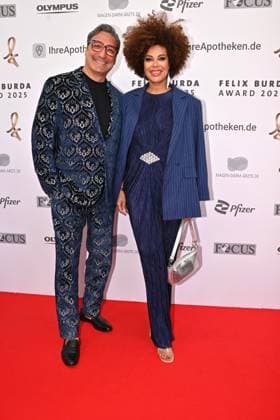 Mousse T. und Khadra Sufi beim Felix Burda Award am 9.05.2025 in Berlin Felix Burda Award 2025 in Berlin