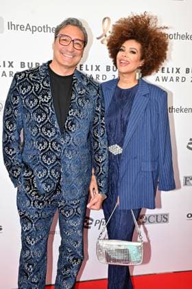 Mousse T. und Khadra Sufi beim Felix Burda Award am 9.05.2025 in Berlin Felix Burda Award 2025 in Berlin