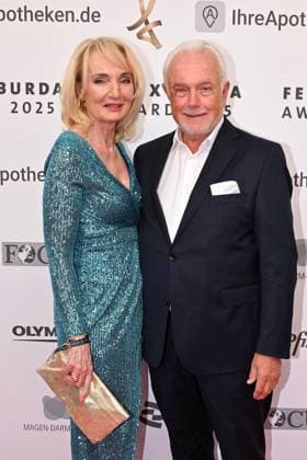 Wolfgang Kubicki und seine Ehefrau Annette Marberth-Kubicki beim Felix Burda Award am 9.05.2025 in Berlin Felix Burda Award 2025 in Berlin