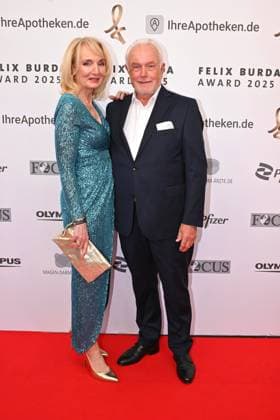 Wolfgang Kubicki und seine Ehefrau Annette Marberth-Kubicki beim Felix Burda Award am 9.05.2025 in Berlin Felix Burda Award 2025 in Berlin
