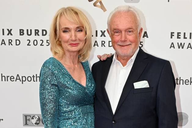 Wolfgang Kubicki und seine Ehefrau Annette Marberth-Kubicki beim Felix Burda Award am 9.05.2025 in Berlin Felix Burda Award 2025 in Berlin