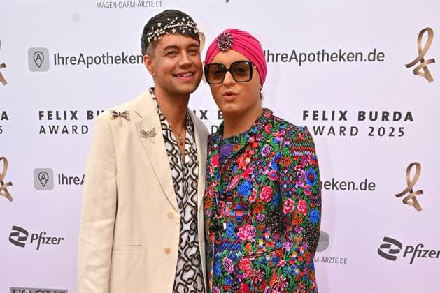 Marcell Damaschke und Julian F.M. Stoeckel beim Felix Burda Award am 9.05.2025 in Berlin Felix Burda Award 2025 in Berlin