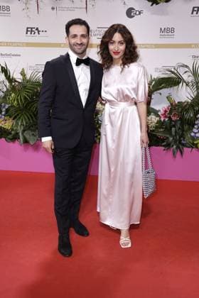Hassan Akkouch und Sabrina Amali bei der Deutscher Filmpreis Verleihung am 9.05.2025 in Berlin Deutscher Filmpreis 2025 in Berlin
