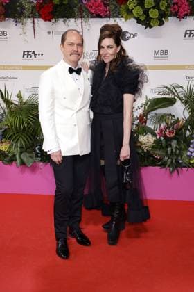 Godehard Giese und Kim Riedle bei der Deutscher Filmpreis Verleihung am 9.05.2025 in Berlin Deutscher Filmpreis 2025 in Berlin