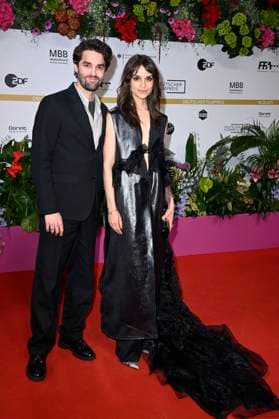 Maximilian Befort und Luise Befort bei der 75. Verleihung des Deutschen Filmpreises 2025 im Theater am Potsdamer Platz. Berlin, 09.05.2025