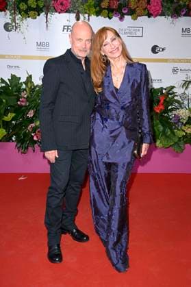 Christian Berkel und Andrea Sawatzki bei der 75. Verleihung des Deutschen Filmpreises 2025 im Theater am Potsdamer Platz. Berlin, 09.05.2025