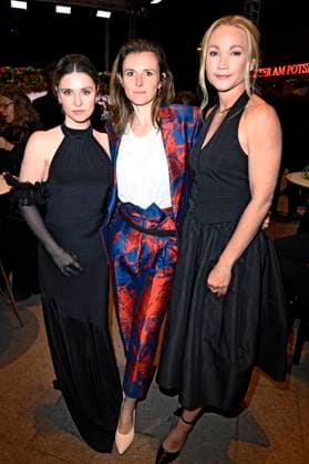 Gast, Karin Hanczewski und Lisa Maria Potthoff bei der 75. Verleihung des Deutschen Filmpreises 2025 im Theater am Potsdamer Platz. Berlin, 09.05.2025