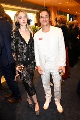 Lina Larissa Strahl und Kostja Ullmann bei der 75. Verleihung des Deutschen Filmpreises 2025 im Theater am Potsdamer Platz. Berlin, 09.05.2025
