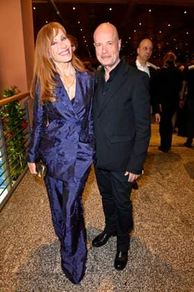 Andrea Sawatzki und Christian Berkel bei der 75. Verleihung des Deutschen Filmpreises 2025 im Theater am Potsdamer Platz. Berlin, 09.05.2025