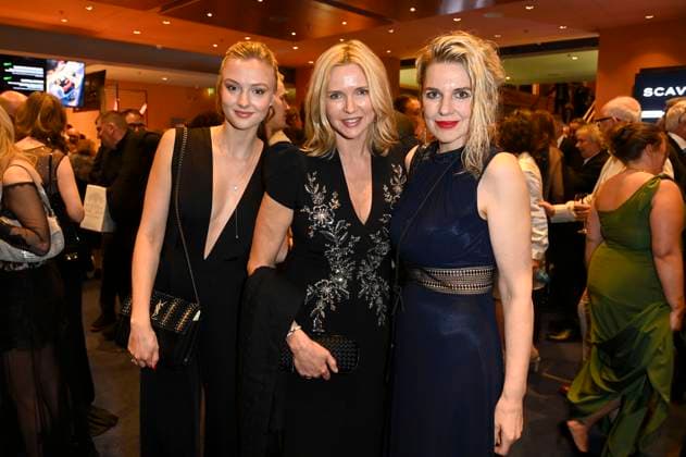 Lilly Krug, Veronica Ferres und Pamela Fischer bei der 75. Verleihung des Deutschen Filmpreises 2025 im Theater am Potsdamer Platz. Berlin, 09.05.2025