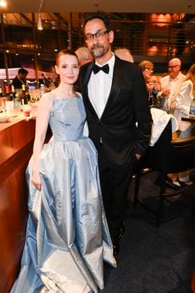 Karoline Herfurth mit Ehemann Christopher Doll bei der 75. Verleihung des Deutschen Filmpreises 2025 im Theater am Potsdamer Platz. Berlin, 09.05.2025