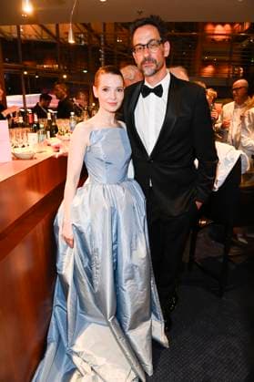 Karoline Herfurth mit Ehemann Christopher Doll bei der 75. Verleihung des Deutschen Filmpreises 2025 im Theater am Potsdamer Platz. Berlin, 09.05.2025