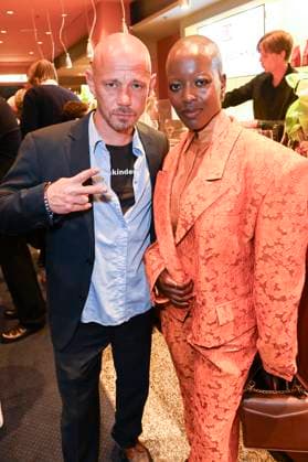 Antonio Wannek und Florence Kasumba bei der 75. Verleihung des Deutschen Filmpreises 2025 im Theater am Potsdamer Platz. Berlin, 09.05.2025