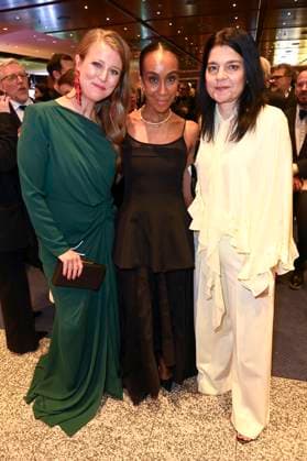 Nina Eichinger, Hadnet Tesfai und Jasmin Tabatabai bei der 75. Verleihung des Deutschen Filmpreises 2025 im Theater am Potsdamer Platz. Berlin, 09.05.2025