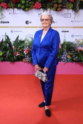 09.05.2025, Ehrenpreisträgerin Dorthe Draker bei der 75. Verleihung Deutscher Filmpreis, 2025, in Berlin, Roter Teppich, Berlin Deutschland, Germany