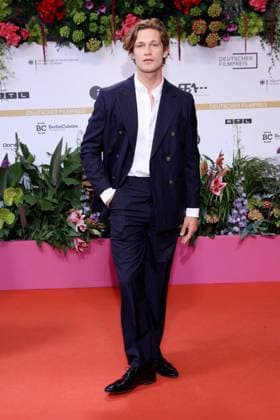 09.05.2025, Damian Hardung bei der 75. Verleihung Deutscher Filmpreis, 2025, in Berlin, Roter Teppich, Berlin Deutschland, Germany