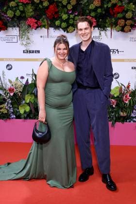 09,05.2025, Runa Greiner und Philip Froissant bei der 75. Verleihung Deutscher Filmpreis, 2025, in Berlin, Roter Teppich, Berlin Deutschland, Germany