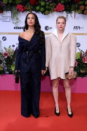 09,05.2025, Gizem Emre, Jella Haase, bei der 75. Verleihung Deutscher Filmpreis, 2025, in Berlin, Roter Teppich, Berlin Deutschland, Germany