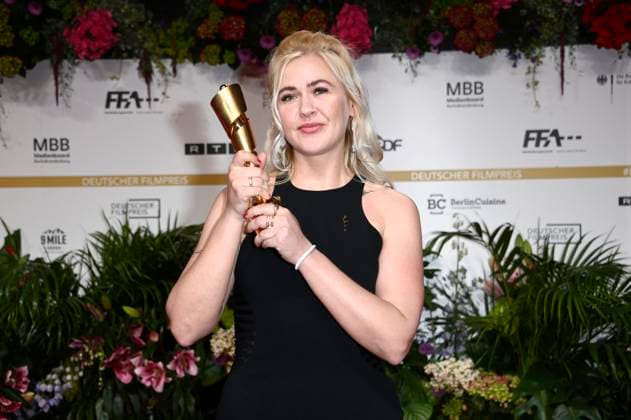 Dascha Dauenhauer bei der 75. Verleihung des Deutschen Filmpreises 2025 im Theater am Potsdamer Platz. Berlin, 09.05.2025