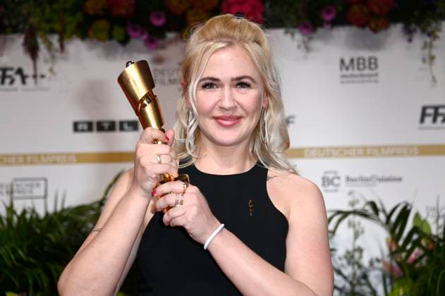 Dascha Dauenhauer bei der 75. Verleihung des Deutschen Filmpreises 2025 im Theater am Potsdamer Platz. Berlin, 09.05.2025