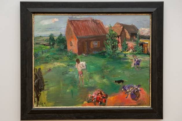 Malerei Bildemnde Kunst Kunst Kultur 09.05.2025 Leipzig Museum der bildenden Künste Kabinett Ausstellung Bernhard Heisig Geburtstagsstilleben mit Ikarus zum 100 Geburtstag Ferien in Warnau 1983 Leipzig GER