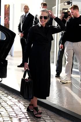 Cannes, 78th Cannes Film Festival 2025. Personalities arrivals at Hotel Martinez in Cannes In the photo: Andie MacDowell  Copyright: xMangiarotti Ipax xipa-agency.netx xPoolxPhotoxEventsx05x IPA_Agency_IPA57587692