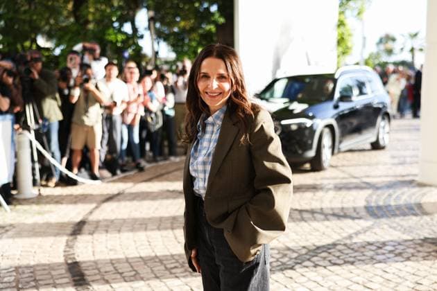 FESTIVAL DE CANNES 2025 FESTIVAL DE CANNES 2025 FESTIVAL DE CANNES 2025 FESTIVAL DE CANNES 2025 PHOTOPQR NICE MATIN Sebastien Botella CANNES 12 05 2025 Arrival of the jury in front of the Äôhotel Martinez in Cannes before the Äôopening of the Cannes Film Festival, Monday 12 May 2025 Juliette Binoche 78th international Cannes film festival takes place may 13th to 24th 2025 78th international Cannes film festival takes place may 13th to 24th 2025 CANNES France  Copyright: xPHOTOPQR NICExMATIN MAXPPPxSebastienxBotellax 20250512NIM1557 20250512NIM1557