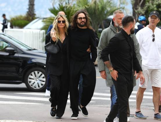 May 12, 2025, Cannes, Cote D azur, France: HEIDI KLUM and her husband TOM KAULITZ are out and about during the the 78th Annual Cannes Film Festival in Cannes, France Cannes France - ZUMAc179 20250512_zep_c179_025 Copyright: xMickaelxChavetx