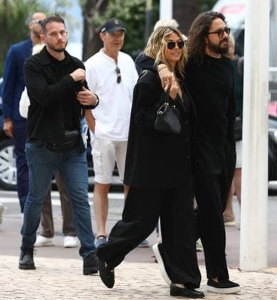 May 12, 2025, Cannes, Cote D azur, France: HEIDI KLUM and her husband TOM KAULITZ are out and about during the the 78th Annual Cannes Film Festival in Cannes, France Cannes France - ZUMAc179 20250512_zep_c179_026 Copyright: xMickaelxChavetx