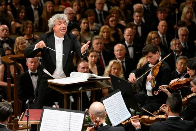 Chief Conductor Semyon Bychkov conducts Bedrich Smetana s My Country performed by Czech Philharmonic Orchestra during opening concert of 80th international music festival Prague Spring, in Prague, Czech Republic, May 12, 2025. (CTKxPhoto MichalxKamaryt) CTKPhotoP2025051208081  CTKPhotoP2025051208081