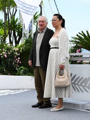 Cannes, 78th Cannes Film Festival 2025 - day 1 - Photocall Robert De Niro Honorary Palme D Or. In the photo Robert De Niro and Tiffany Chen  Copyright: xSimonexComix xipa-agency.netx xSimonexComix IPA_Agency_IPA57614262