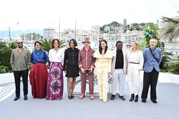 RECORD DATE NOT STATED Cannes - Jury Photocall Jury Member, Carlos Reygadas, Payal Kapadia, Jury Member, Leïla Slimani, Jury Member, Halle Berry, Jury Member, Jeremy Strong, Jury President, Juliette Binoche, Jury Member, Dieudo Hamadi, Jury Member, Alba Rohrw attending the Feature Films Jury photocall at the 78th Cannes Film Festival, Tuesday, May 13, 2025, in Cannes, southern France. Photo by David Niviere ABACAPRESS.COM Cannes France Copyright: xNivierexDavid ABACAPRESS.COMx