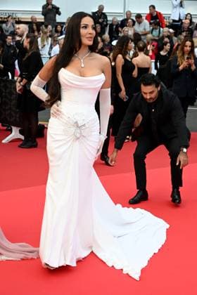 Cannes, France: Cannes, 78th Cannes Film Festival 2025, Red Carpet premiere Opening Ceremony In the photo: Nadine Nassib Njeim Cannes France  - ZUMAp169 20250513_zea_p169_658 Copyright: xTerenghi Ipax
