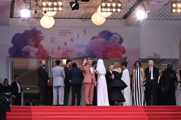 Cannes, 78th Cannes Film Festival 2025, Red Carpet premiere Opening Ceremony In the photo: Jeremy Strong, Halle Berry, Hong Sang-soo  Copyright: xTerenghi Ipax xipa-agency.netx xPoolxPhotoxEventsx05x IPA_Agency_IPA57628762