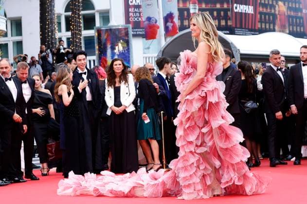 Heidi Klum bei der Opening Ceremony mit der Premiere des Kinofilms Partir un jour Leave One Day auf dem Festival de Cannes 2025 78. Internationale Filmfestspiele von Cannes im Palais des Festivals. Cannes, 13.05.2025