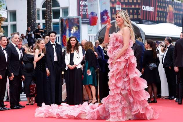 Heidi Klum bei der Opening Ceremony mit der Premiere des Kinofilms Partir un jour Leave One Day auf dem Festival de Cannes 2025 78. Internationale Filmfestspiele von Cannes im Palais des Festivals. Cannes, 13.05.2025