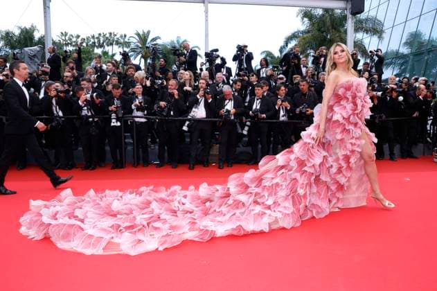 Heidi Klum bei der Opening Ceremony mit der Premiere des Kinofilms Partir un jour Leave One Day auf dem Festival de Cannes 2025 78. Internationale Filmfestspiele von Cannes im Palais des Festivals. Cannes, 13.05.2025