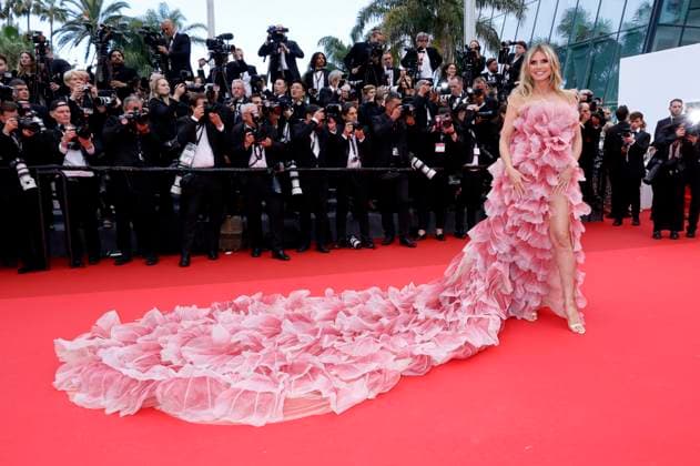 Heidi Klum bei der Opening Ceremony mit der Premiere des Kinofilms Partir un jour Leave One Day auf dem Festival de Cannes 2025 78. Internationale Filmfestspiele von Cannes im Palais des Festivals. Cannes, 13.05.2025
