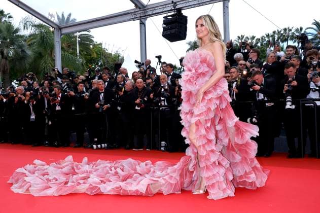 Heidi Klum bei der Opening Ceremony mit der Premiere des Kinofilms Partir un jour Leave One Day auf dem Festival de Cannes 2025 78. Internationale Filmfestspiele von Cannes im Palais des Festivals. Cannes, 13.05.2025