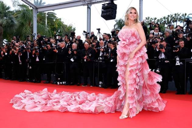 Heidi Klum bei der Opening Ceremony mit der Premiere des Kinofilms Partir un jour Leave One Day auf dem Festival de Cannes 2025 78. Internationale Filmfestspiele von Cannes im Palais des Festivals. Cannes, 13.05.2025
