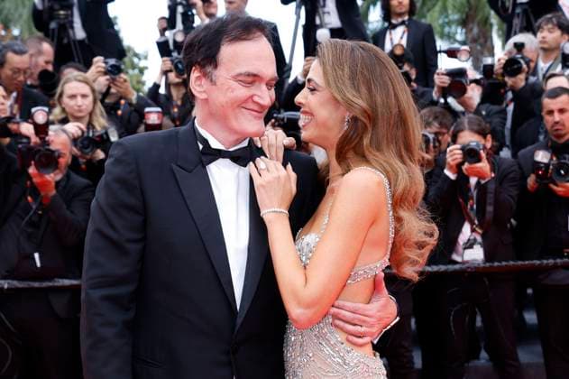 Quentin Tarantino mit Ehefrau Daniella Pick bei der Opening Ceremony mit der Premiere des Kinofilms Partir un jour Leave One Day auf dem Festival de Cannes 2025 78. Internationale Filmfestspiele von Cannes im Palais des Festivals. Cannes, 13.05.2025