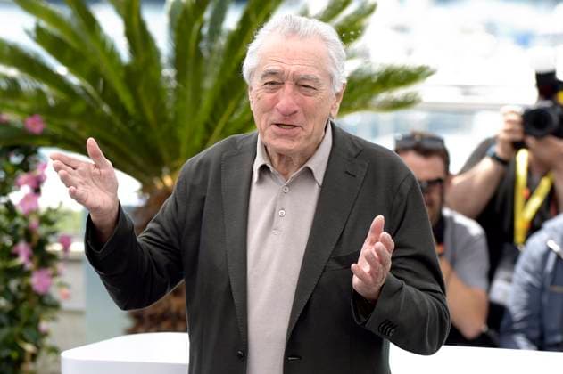 American actor Robert De Niro poses during the photocall for Robert De Niro Honorary Palme D or at the 78th annual Cannes Film Festival at Palais des Festivals in Cannes, France on Tuesday, May 13, 2025.  CAN20250513815 RoccoxSpaziani