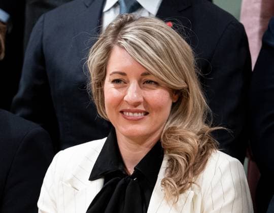 May 13, 2025, Ottawa, On, Canada: Minister of Industry and Minister responsible for Canada Economic Development for Quebec Regions Melanie Joly.participates in a family photo following a cabinet swearing in ceremony at Rideau Hall in Ottawa, on Tuesday, May 13, 2025. Ottawa Canada  - ZUMAc35_ 20250513_zaf_c35_388 Copyright: xSpencerxColbyx