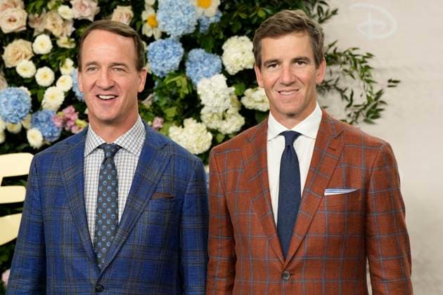 Entertainment Themen der Woche KW20 Entertainment Bilder des Tages 2025 Disney Upfront Peyton Manning, Eli Manning attends the 2025 Disney Upfront, held at the Jacob Javitz Center in New York City, Tuesday May 13, 2025, Credit:Jennifer Graylock-Graylock.comJennifer Graylock-Graylock.com Avalon USA, New York, New York CIty, Jacob Javitz Center  Copyright: xJenniferxGraylock-Graylock.comJenniferxGraylock-Graylock.comx xAvalonx 0998768004