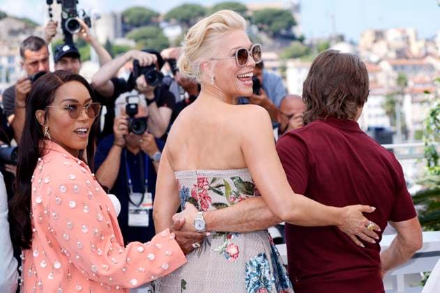Entertainment Bilder des Tages Angela Bassett, Hannah Waddingham und Tom Cruise beim Photocall zum Kinofilm Mission: Impossible 8 - The Final Reckoning auf dem Festival de Cannes 2025 78. Internationale Filmfestspiele von Cannes am Palais des Festivals. Cannes, 14.05.2025