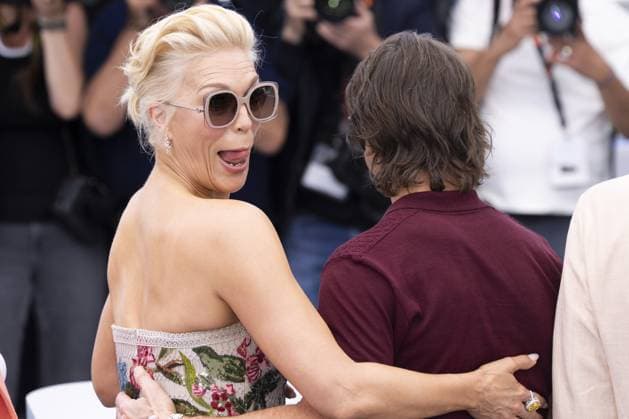 Foto IPP Daniele Cifala’ Cannes 14 05 2025 Mission Impossible - The Final Reckoning Photocall - The 78th Annual Cannes Film Festival nella foto : Tom Cruise and Hannah Waddingham