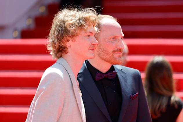 Filip Schnack und Martin Rother bei der Premiere des Kinofilms Sound of Falling auf dem Festival de Cannes 2025 78. Internationale Filmfestspiele von Cannes im Palais des Festivals. Cannes, 14.05.2025