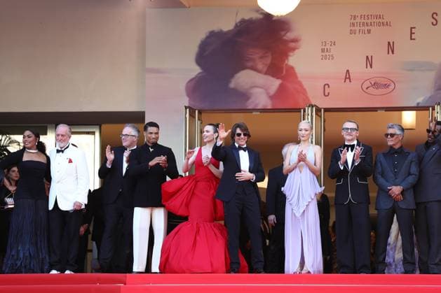 Internationale Filmfestspiele von Cannes, Mission Impossible - The Final Reckoning Premiere May 14, 2025, Cannes, Cote D azur, France: Mission Impossible cast and crew including TOM CRUISE, ANGELA BASSETT and HAYLEY ATWELL+ on the red carpet for the Mission Impossible - The Final Reckoning Premiere screening at the 78th Annual Cannes Film Festival at Palais des Festivals in Cannes, France Cannes France - ZUMAc179 20250514_zep_c179_185 Copyright: xMickaelxChavetx